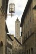 San Gimignano (Siena) Street and tower