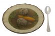 Soup with liver dumpling