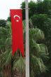 Turkish flag on a column