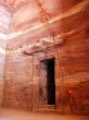 Ancient door in temple of Petra