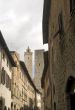 San Gimignano (Siena) - Street and two towers