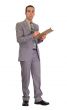 Businessman With Clipboard