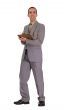 Businessman Doing Inventory
