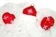 Santa in snow