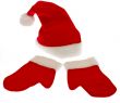 Christmas cap with Christmas glove