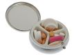 Pill can with tablets