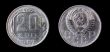 Soviel coin of 20 kopeck. 1957.