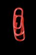 paper clip on black