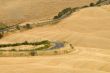 Crete senesi, characteristic landscape in Val d`Orcia