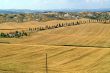 Crete senesi, characteristic landscape in Val d`Orcia