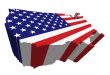 flag and map usa