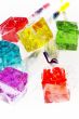 colorfull dice lollipops