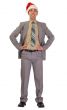Businessman Wearing Santa Hat
