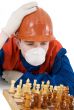 Labourer with chess