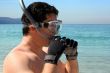 Man snorkeling