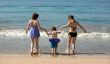 Two women and a baby