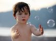 Boy with bubbles