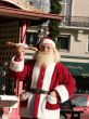 Santa with a sandwich
