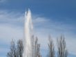 water fountain flowing