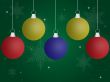 Colored Christmas Ornaments