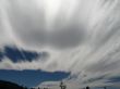 white moving clouds