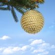 christmas bauble on beautiful background