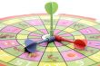 dartsboard and darts