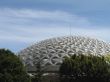 modern dome and blue sky