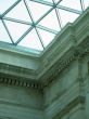 modern roof over classic building