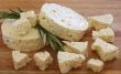 Delicious feta cheese with herbs