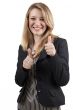 Beautiful blonde businesswoman