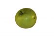 green apple isolated over white
