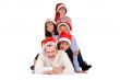 Happy christmas crowd
