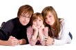 Sweet portrait of three kids
