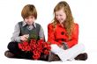 2 kids and the roses