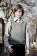 Young child with a fashion style