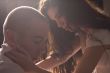 Passionate loving couple in bright light