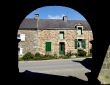 Village view through the arc