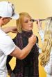 Studio Assistants working on a Model
