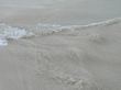 water and sand close-up
