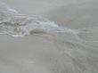 water and sand close-up