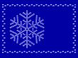Frame with snowflake