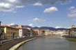 Pisa (Tuscany) - Ancient buildings on the Arno river