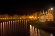 Pisa (Tuscany) - The Arno river illuminated at night