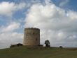 big and old castle tower