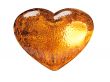 3D golden pattern heart classic love symbol