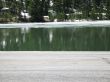 lake by the road