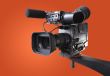 dv camcorder on crane