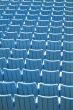row of blue event seats
