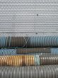 industrial pipes on the ground